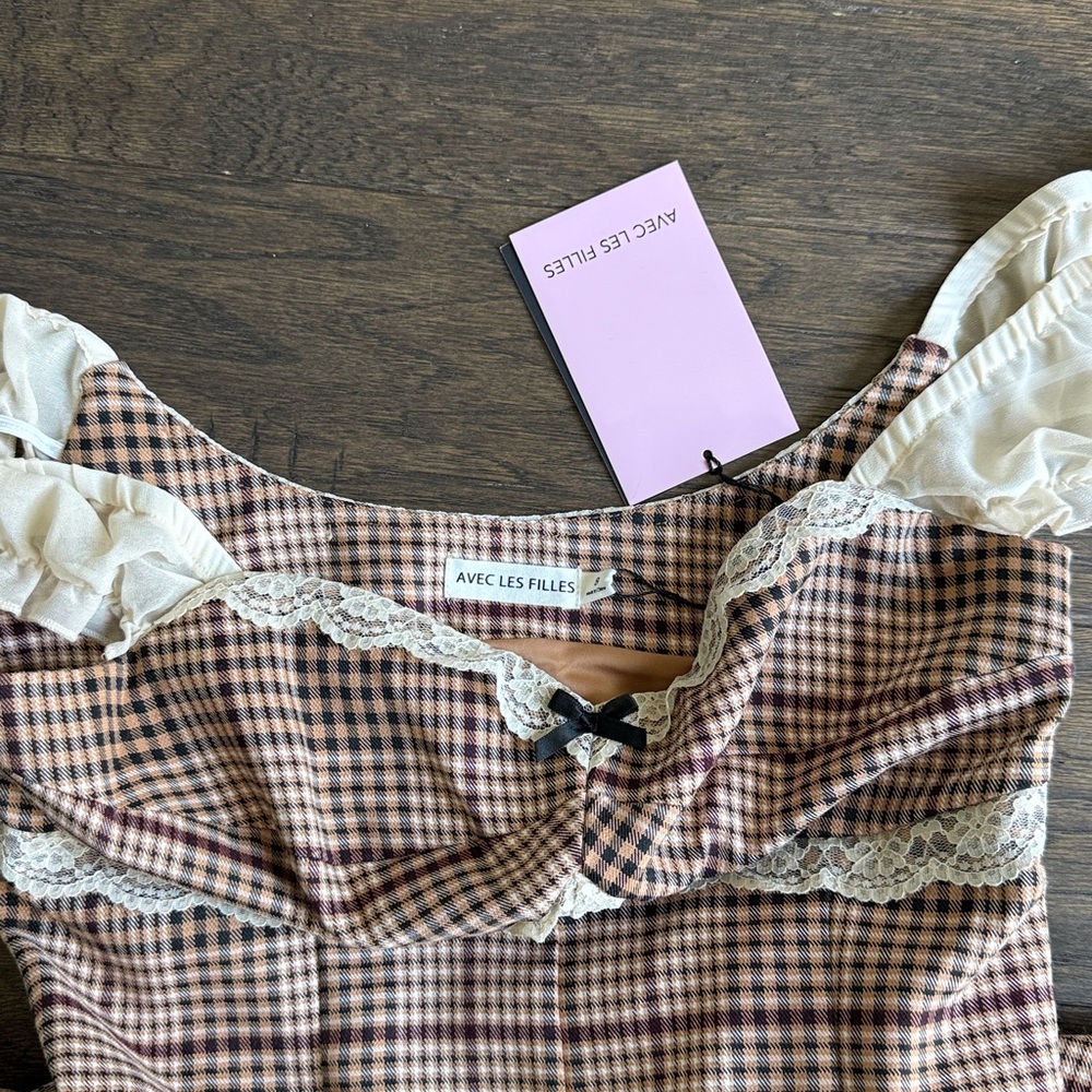 NWT Avec Les Filles Midi Dress 8 - Picture 10 of 10